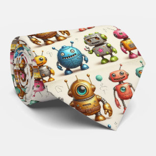 Colourful Robots STEM Tie