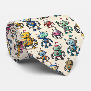 Colourful Robots STEM Tie