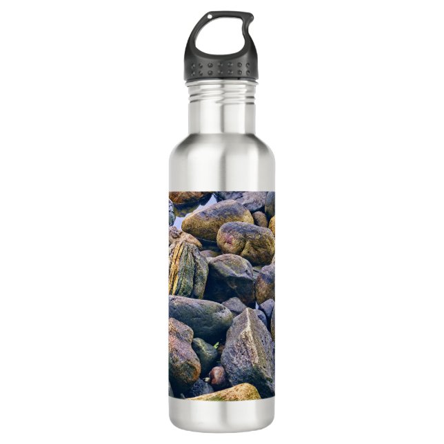 Colourful rocks    710 ml water bottle (Front)