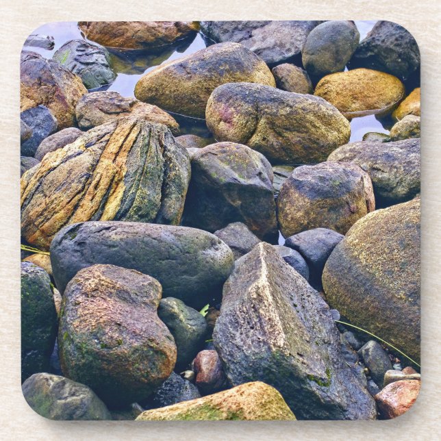 Colourful rocks    coaster (Front)