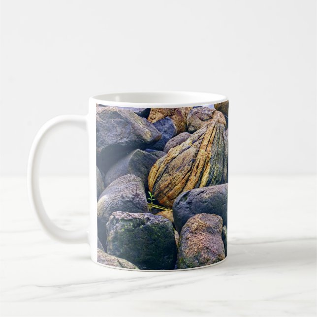 Colourful rocks    coffee mug (Left)
