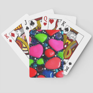 Colourful Rocks Design Playing Cards