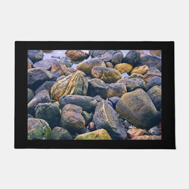 Colourful rocks    doormat (Front)