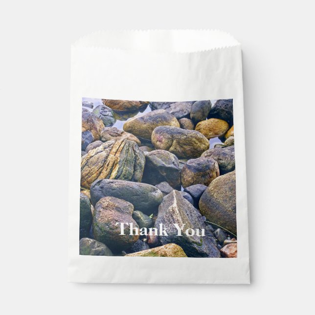 Colourful rocks    favour bag (Front)