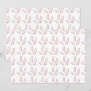 Colourful rolls of wrapping paper featuring variou thank you card