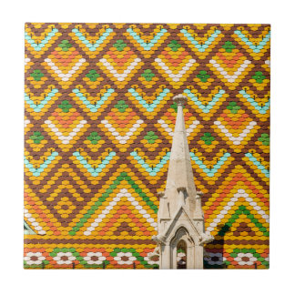 Colourful roof Matthias Church Budapest Ceramic Tile