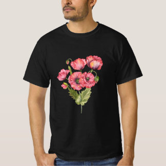 Colourful Rose Bouquet Floral Botanical T-Shirt