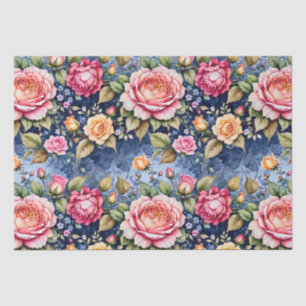 Colourful Rose Fantasy  Tissue Paper