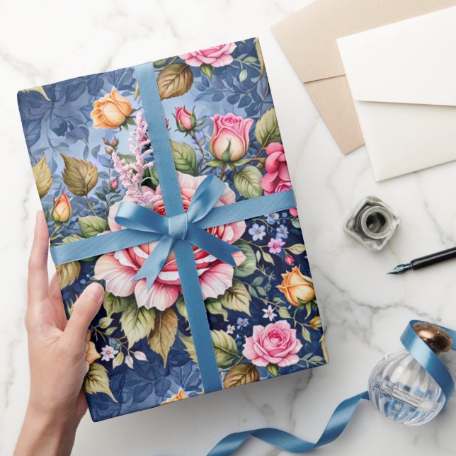 Colourful Rose Fantasy  Wrapping Paper (Gifting)