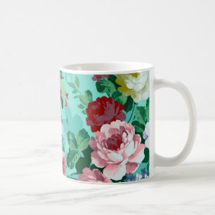 Colourful Roses & Flowers Coffee Mug