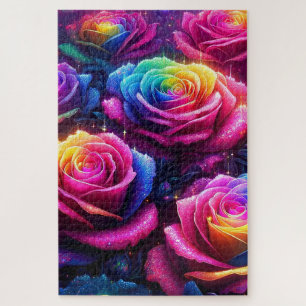 Colourful Roses Jigsaw Puzzle