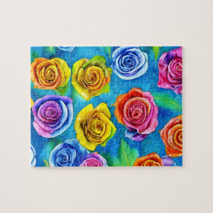 Colourful Roses Jigsaw Puzzle