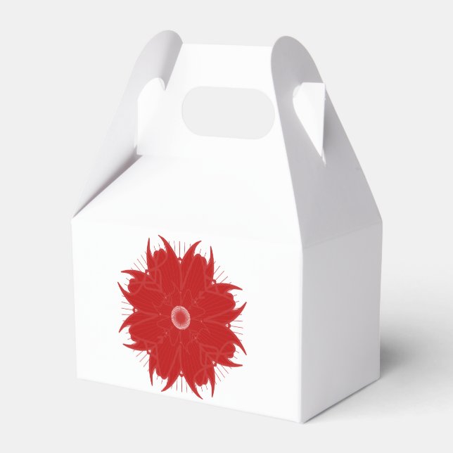 Colourful Rosette Favour Box (Back Side)