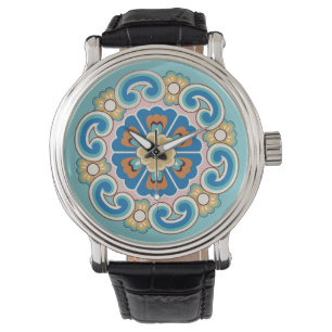 Colourful Rosset with Ruyi cloud pattern Watch