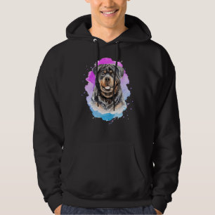 Colourful Rottweiler Dog Hoodie