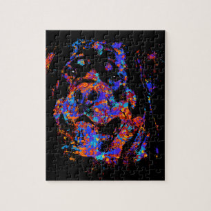 Colourful Rottweiler - Metzgerhund Jigsaw Puzzle