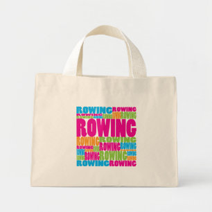 Colourful Rowing Mini Tote Bag