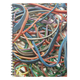 Colourful Rubberbands Notebook