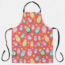 Colourful Russian Doll Apron
