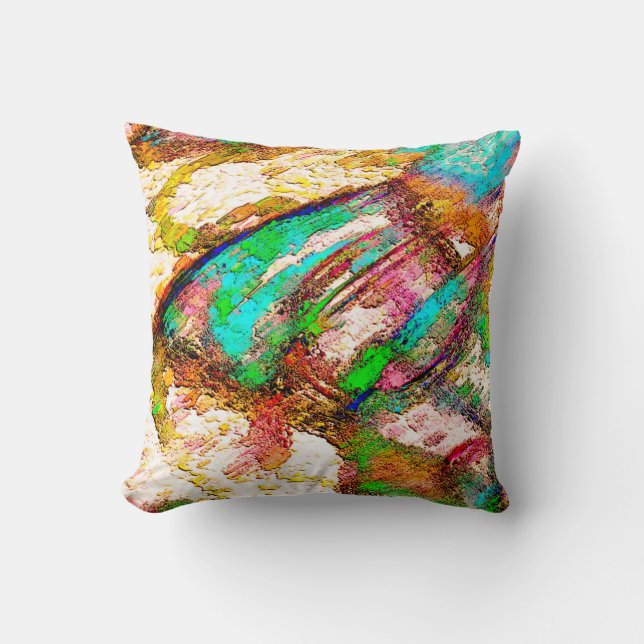 Colourful - Rustic and rough like roughcast Cushion (Front)