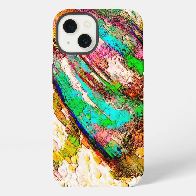 Colourful - Rustic and rough like roughcast iPhone Case (Back)