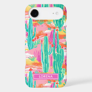 Colourful Saguaro Cacti Personalised