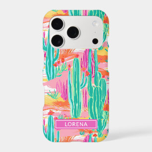 Colourful Saguaro Cacti Personalised