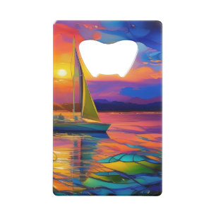 Colourful Sailboat / Lighthouse AI ART