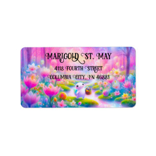 Colourful Salamander Address Labels