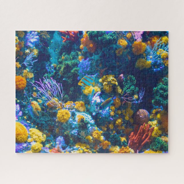 Colourful Salt Water Fish Tank Jigsaw Puzzle (Horizontal)