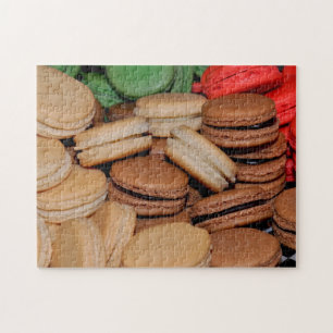 Colourful sandwich cookies jigsaw puzzle