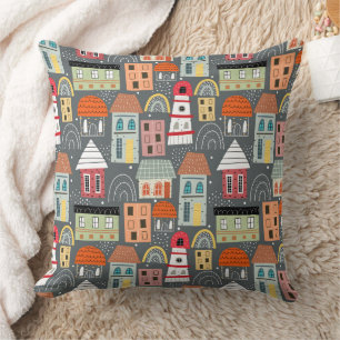 Colourful Scandinavian Patterns Home  Cushion
