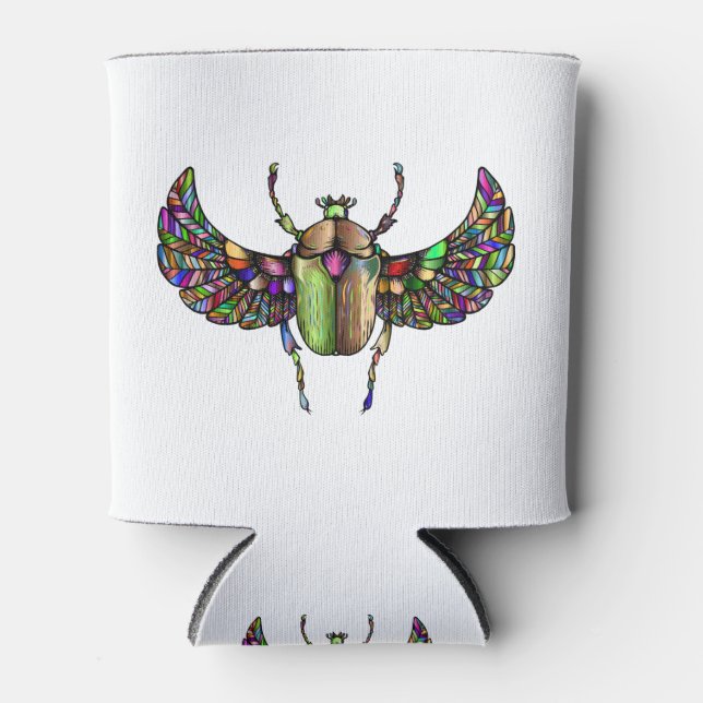 Colourful scarab can cooler (Front)