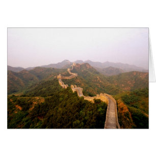 Colourful scenic at the great Wall of China in