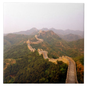 Colourful scenic at the great Wall of China in Ceramic Tile