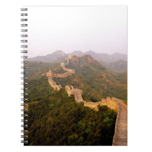 Colourful scenic at the great Wall of China in Notebook