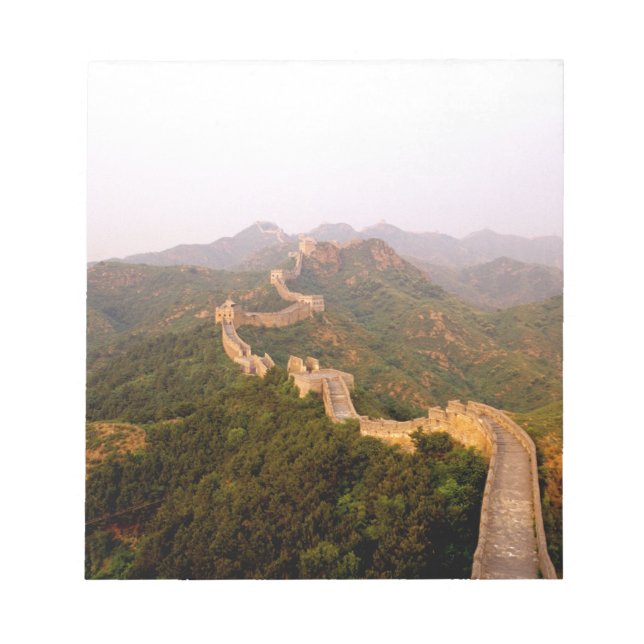 Colourful scenic at the great Wall of China in Notepad (Front)