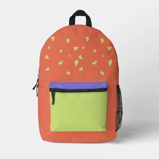 Colourful School Backpack – Cute & Durable Bag  (Front)