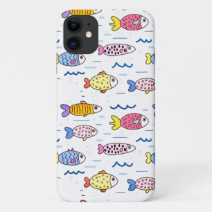 Colourful School of Fish iPhone 11 Case