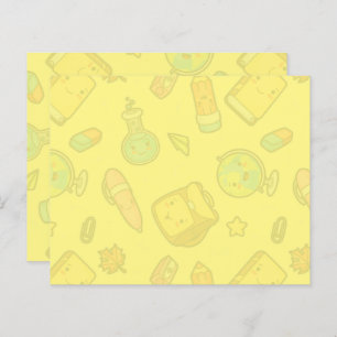 Colourful School Supplies Pattern