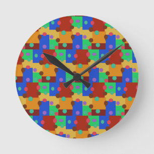 Colourful School Wall Clock 