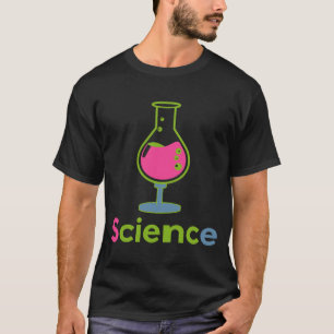 Colourful Science Beaker - Fun Lab Experiment T-Shirt