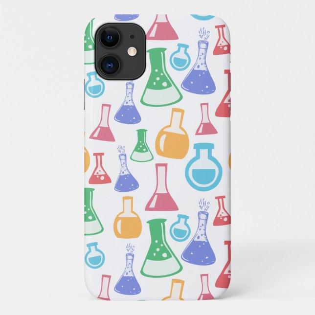 Colourful Science / Chemistry Pattern Case-Mate iPhone Case (Back)