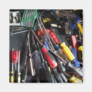 Colourful screwdrivers magnet