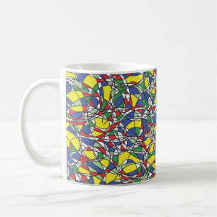 Colourful Scribble Background Coffee Mug