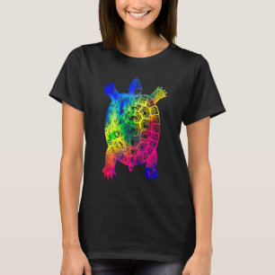 Colourful Sea Animal Lover Aquarist Ocean Cute Tur T-Shirt
