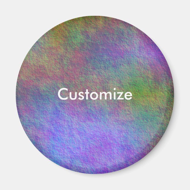 Colourful Sea Bed I - Template Magnet (Front)