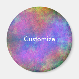 Colourful Sea Bed IV - Template Magnet