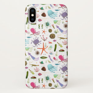 Colourful Sea Life iPhone X Case