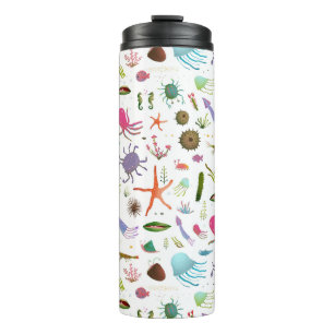 Colourful Sea Life Thermal Tumbler